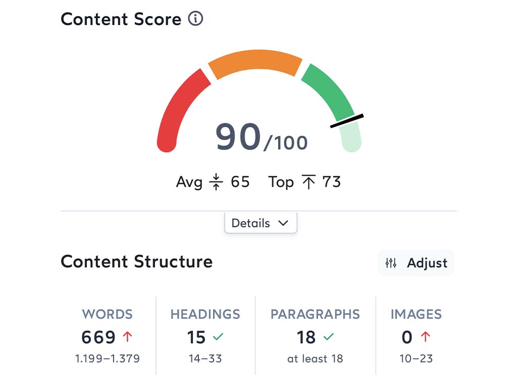 On page SEO diensten