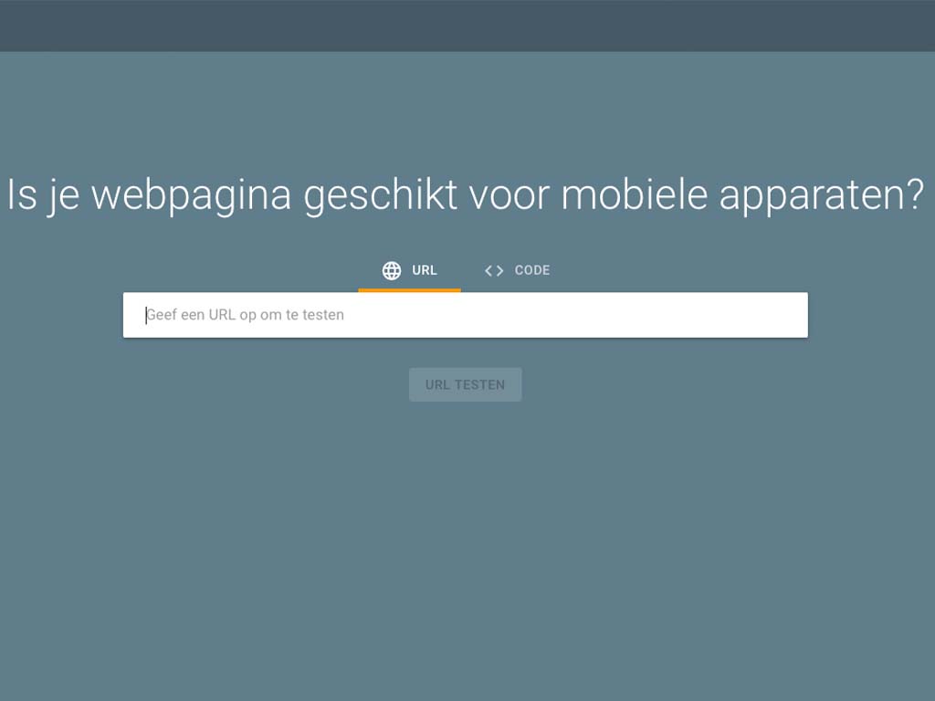 google mobiel vriendelijkheid test