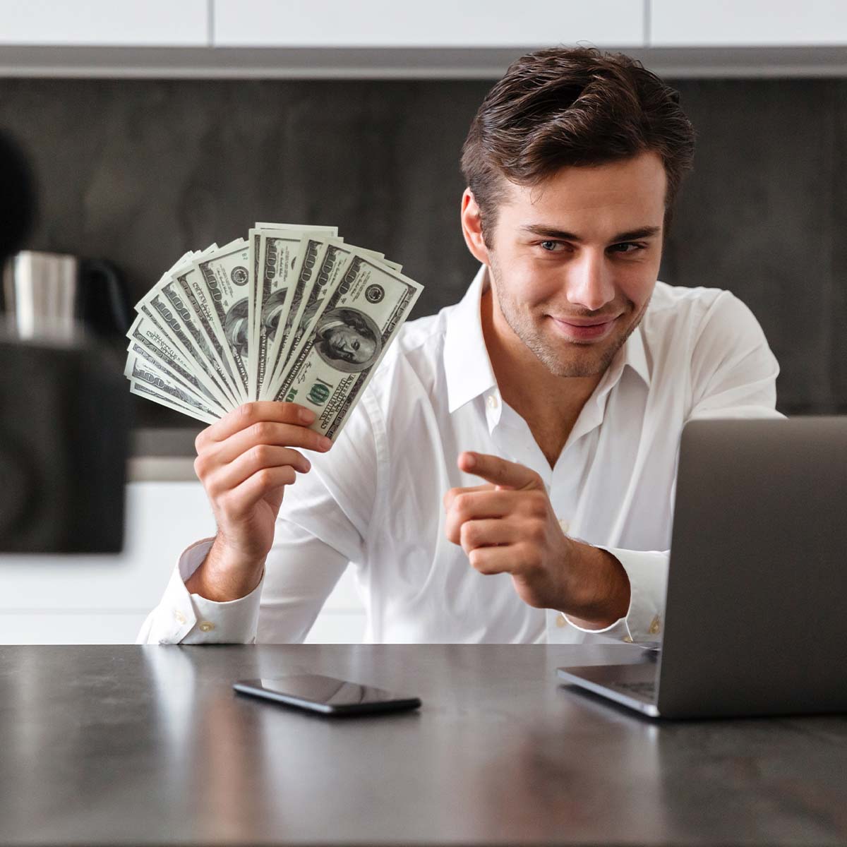 Man berekent kosten website