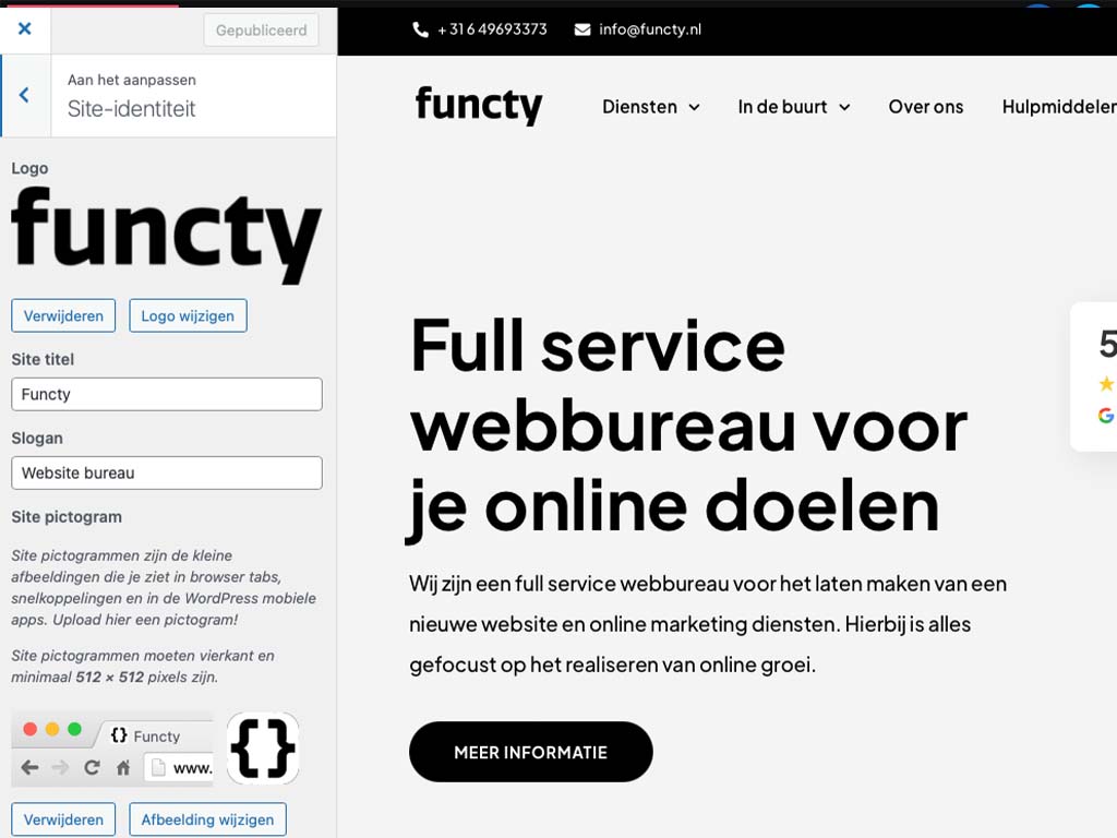 Content bewerken met een WordPress thema